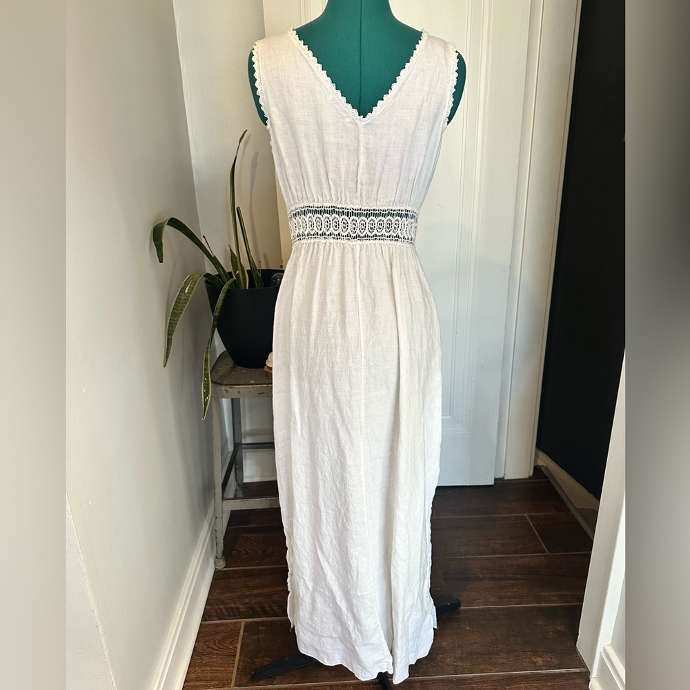 italian Terzo Millennio Linen Dress - Picture 7 of 8